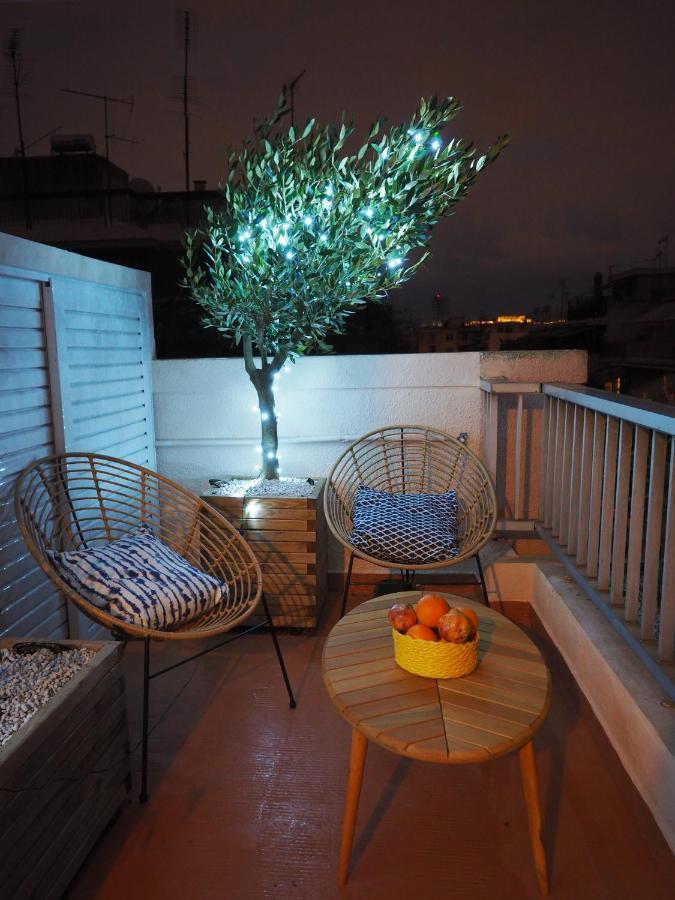 Sophia'S Penthouse Apartment With Jacuzzi And Acropolis View From Big Terrace Athens Exterior photo